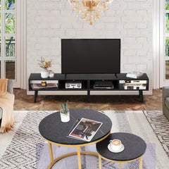 59" TV Stand for 30"-65" TV with Open Shelf