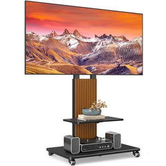 TVON Heavy Duty Rolling TV Stand for 55-100 inch Large Screens