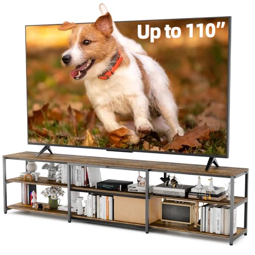 Aquzee 100 Inch TV Stand, Extra Large 98" Wide Entertainment Center