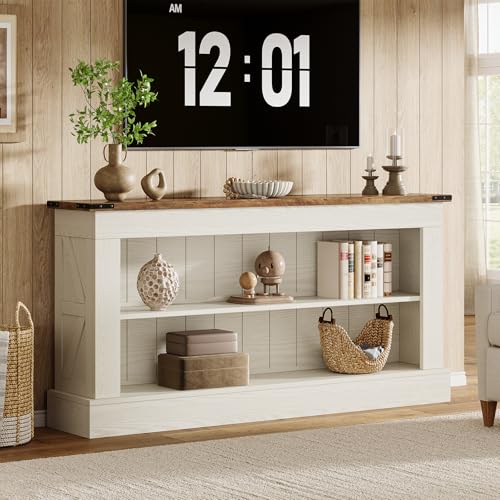 Tribesigns TV Stand, Farmhouse TV Stand for 50-70 Inches TVs
