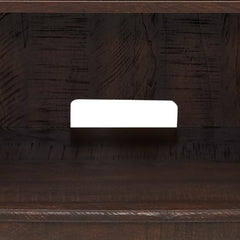 Retro TV Stand with Storage for TVs up to 65'', Mid Century Modern TV Stand & Entertainment Center with Shelf,TV Stand for Media,TV Console Table for Living Room Espresso 60"W*15.75"D*34.25"H