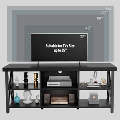 GreenForest TV Stand for 65 in TV, 55" Entertainment Center for Living Room