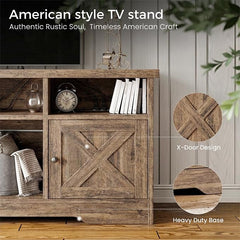 Casaottima TV Stand for 65 Inch TV, Entertainment Center, White