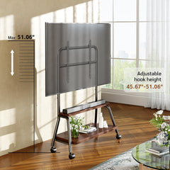 BEISHI Mobile TV Stand on Wheels for 32-75 Inch TVs