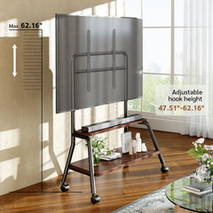 BEISHI Mobile TV Stand on Wheels for 32-75 Inch TVs