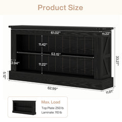 Tribesigns TV Stand, Farmhouse TV Stand for 50-70 Inches TVs