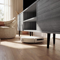 YESHOMY Mid-Century Modern TV Stand, 58 Inch, Light Grey