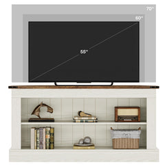 Tribesigns TV Stand, Farmhouse TV Stand for 50-70 Inches TVs