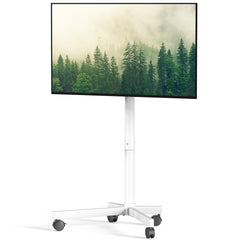 Motorized Rolling TV Stand on Wheels for 32-75 Inch TVs/Screens