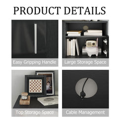 PRETZI Fireplace TV Stand with 36" Fireplace Up to 80" TVs for Living Room