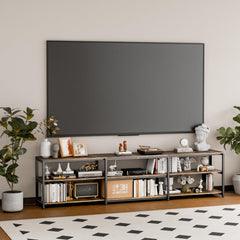 Aquzee 100 Inch TV Stand, Extra Large 98" Wide Entertainment Center