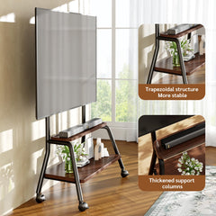 BEISHI Mobile TV Stand on Wheels for 32-75 Inch TVs