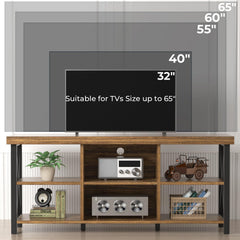 GreenForest TV Stand for 65 in TV, 55" Entertainment Center for Living Room