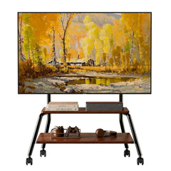 BEISHI Mobile TV Stand on Wheels for 32-75 Inch TVs