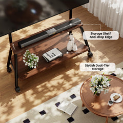 BEISHI Mobile TV Stand on Wheels for 32-75 Inch TVs