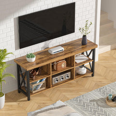 GreenForest TV Stand for 65 in TV, 55" Entertainment Center for Living Room