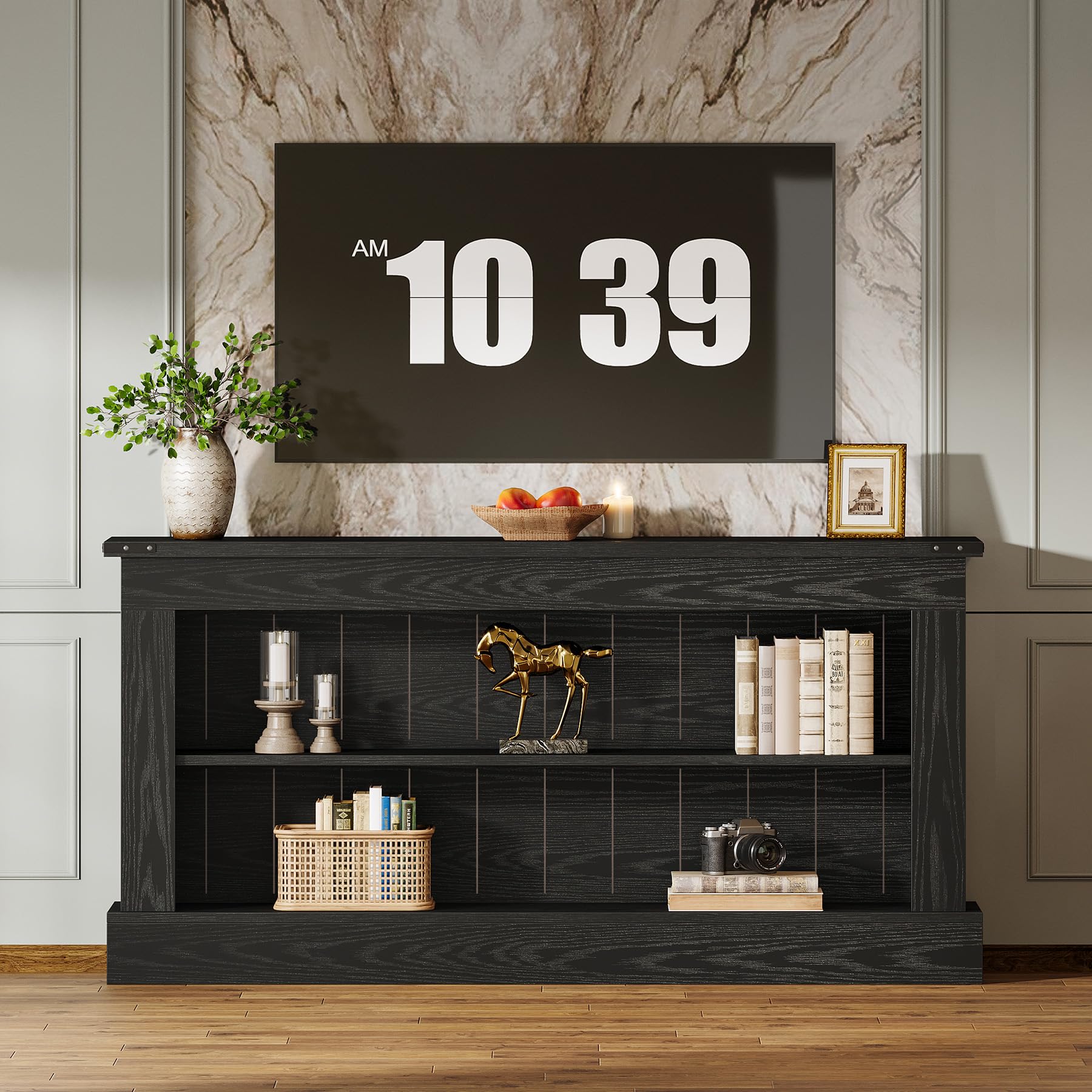 Tribesigns TV Stand, Farmhouse TV Stand for 50-70 Inches TVs