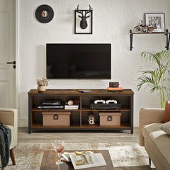 VASAGLE TV Stand, Farmhouse Entertainment Center with Storage Cabinets