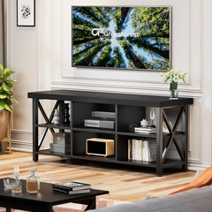 GreenForest TV Stand for 65 in TV, 55" Entertainment Center for Living Room