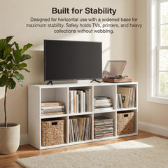 YESHOMY Mid-Century Modern TV Stand, 58 Inch, Light Grey