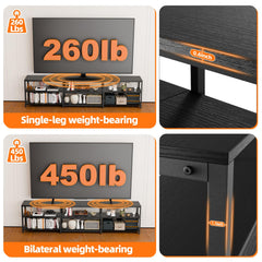 Aquzee 100 Inch TV Stand, Extra Large 98" Wide Entertainment Center
