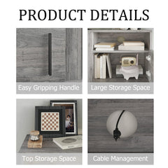PRETZI Fireplace TV Stand with 36" Fireplace Up to 80" TVs for Living Room