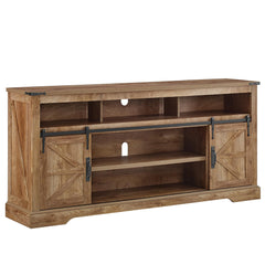OKD 70" Farmhouse TV Stand for TVs up to 80", Antique White