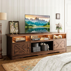 Casaottima TV Stand for 65 Inch TV, Entertainment Center, White