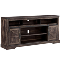 OKD 70" Farmhouse TV Stand for TVs up to 80", Antique White