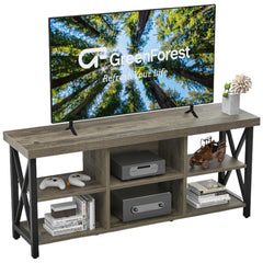 GreenForest TV Stand for 65 in TV, 55" Entertainment Center for Living Room