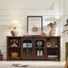 RWYHG Farmhouse TV Stand for 60 in TV, Entertainment Center for Living Room