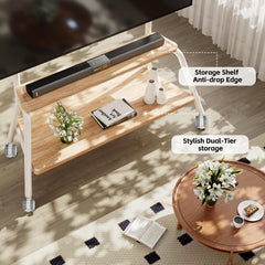 BEISHI Mobile TV Stand on Wheels for 32-75 Inch TVs