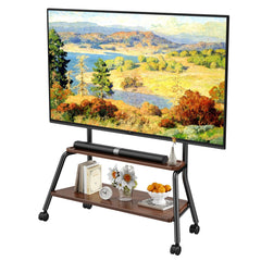 BEISHI Mobile TV Stand on Wheels for 32-75 Inch TVs