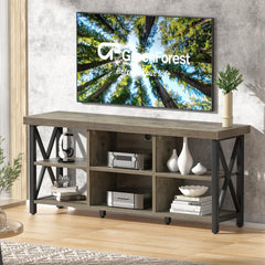 GreenForest TV Stand for 65 in TV, 55" Entertainment Center for Living Room