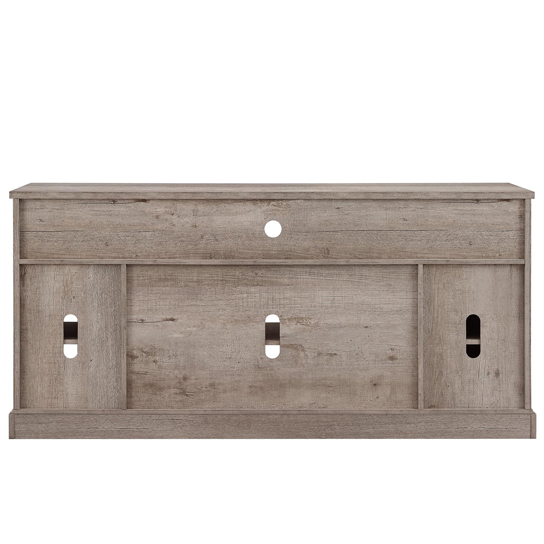OKD 70" Farmhouse TV Stand for TVs up to 80", Antique White