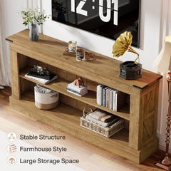 Tribesigns TV Stand, Farmhouse TV Stand for 50-70 Inches TVs