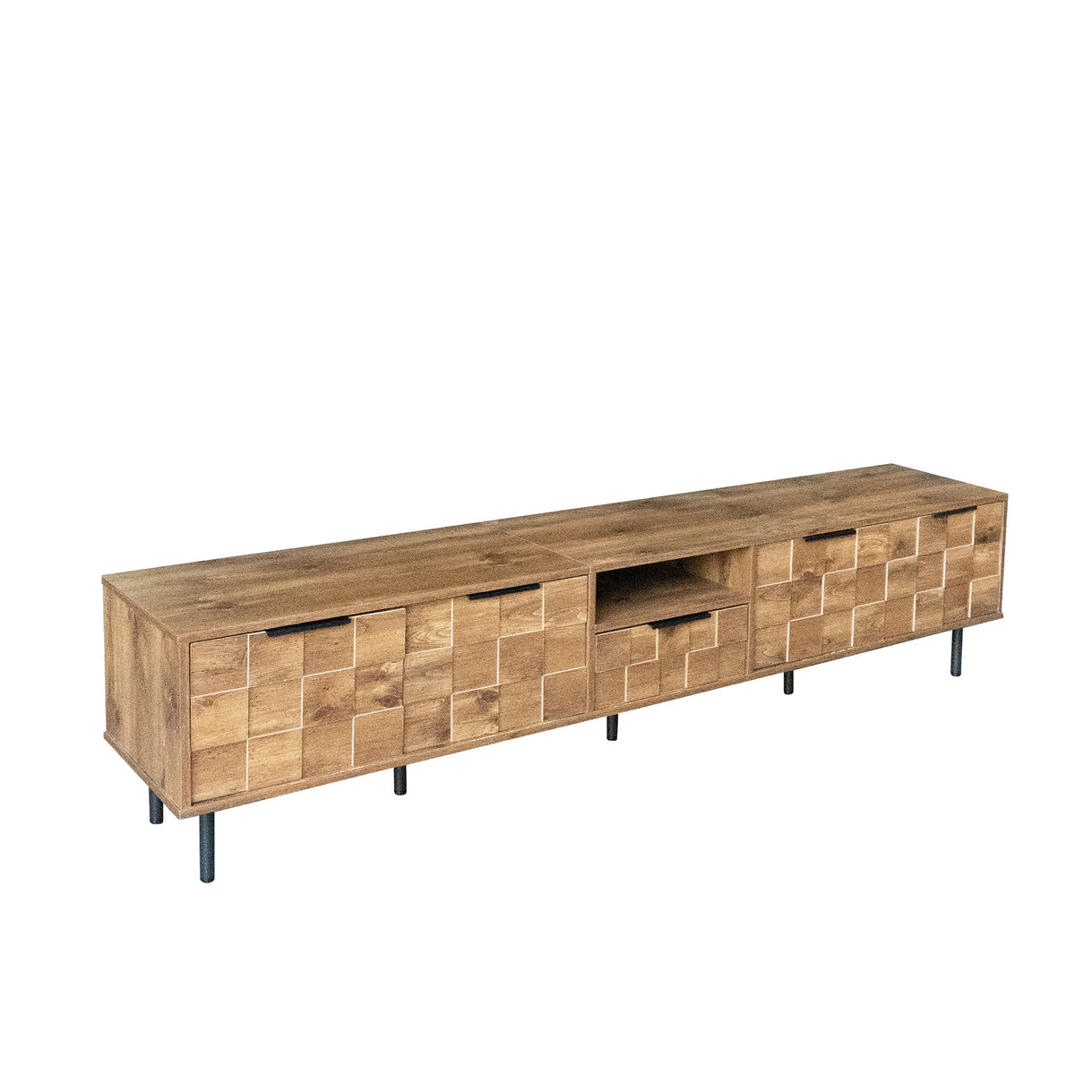78" TV Stand for 85 75 65 Inch TV, TV Consoles for Living Room, Entertainment Center Wood TV Media with Storage